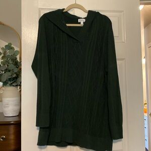 Market & spruce tunic hoodie sweater 2X